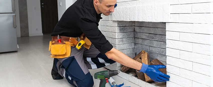 Fireplace Damaged Damper Frame Repair Services in Carrollton, Texas
