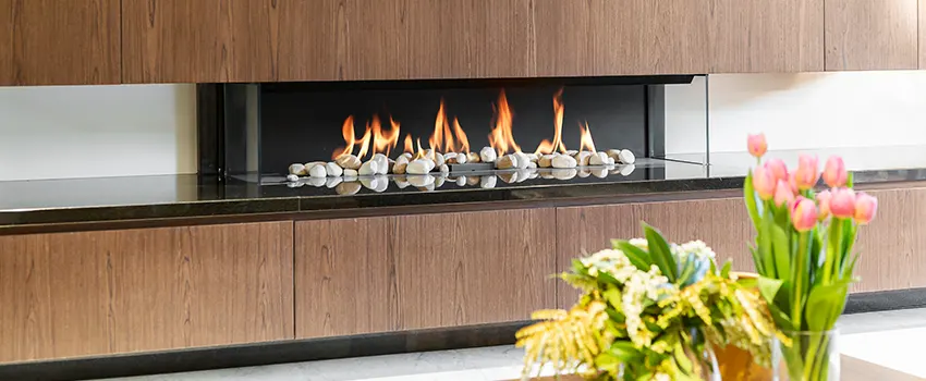 Double-height Fireplace Design Refurbishment in Carrollton, Texas